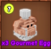 3x Gourmet Egg